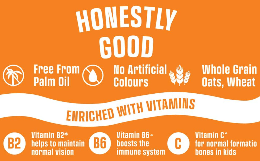 Hot Wheels Honey Loops Crunchy fuldkornsmorgenmad med tilsatte vitaminer, 1 pakke (1 x 375 g)