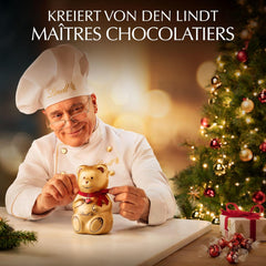 Lindt Chokolade | Æske med julepraliner | 200g Diverse julepraliner dækket af den fineste mælkechokolade | Chokoladegave til jul