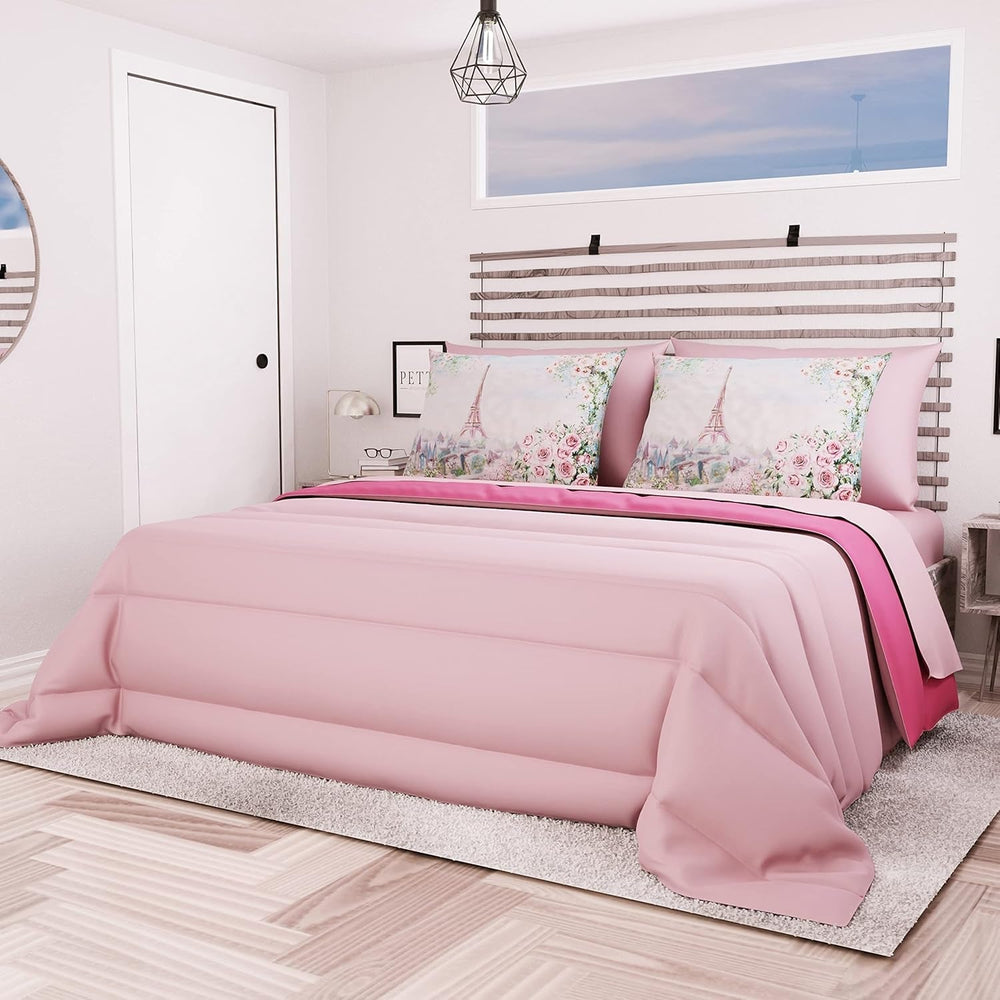 PETTI Artigiani Italiani - Dobbeltseng vintertæppe, maxi, monokrom, dobbeltsidet, hvid, grå, 100% Made in Italy