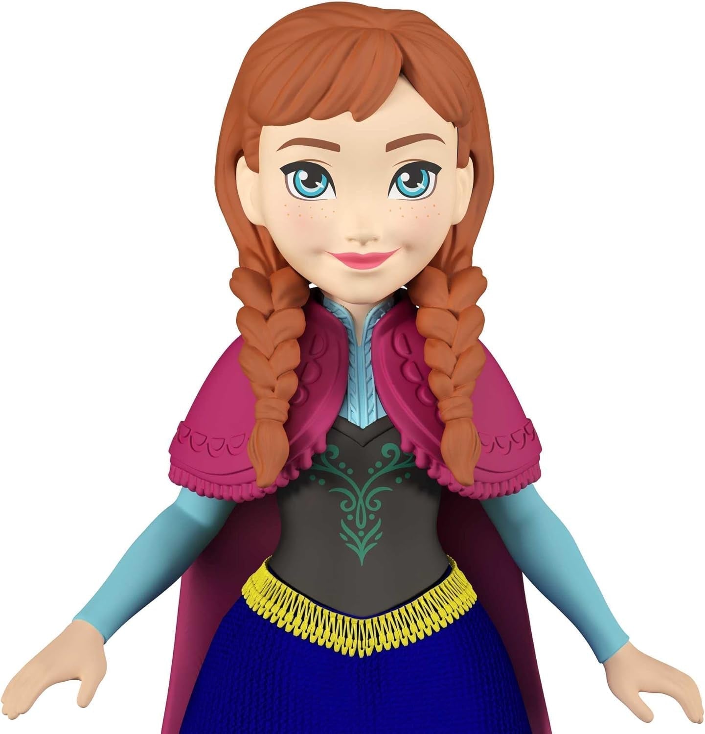 Mattel DISNEY Isdronningen Anna & Sven dukke og dyrefigur, inspireret af de animerede figurer, bevægelige lemmer, aftagelig nederdel og kappe, til børn fra 3 år og opefter, HLX03 Naty Shop Dolls