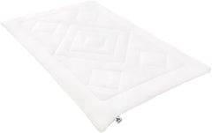 Irisette Noblesse dyne til alle årstider - Made in Germany - Dynebetræk af rent bomuld, 135 X 200 Cm, Øko-Tex certificeret Dyner og dyner Naty Shop Single 135 cm X 200 cm Mono