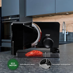 Ritter E 16 Duo plus Multifunktionel elektrisk skære- og skæremaskine i metal med miljøvenlig motor, fremstillet i Tyskland Makuleringsmaskiner og skæremaskiner Naty Shop