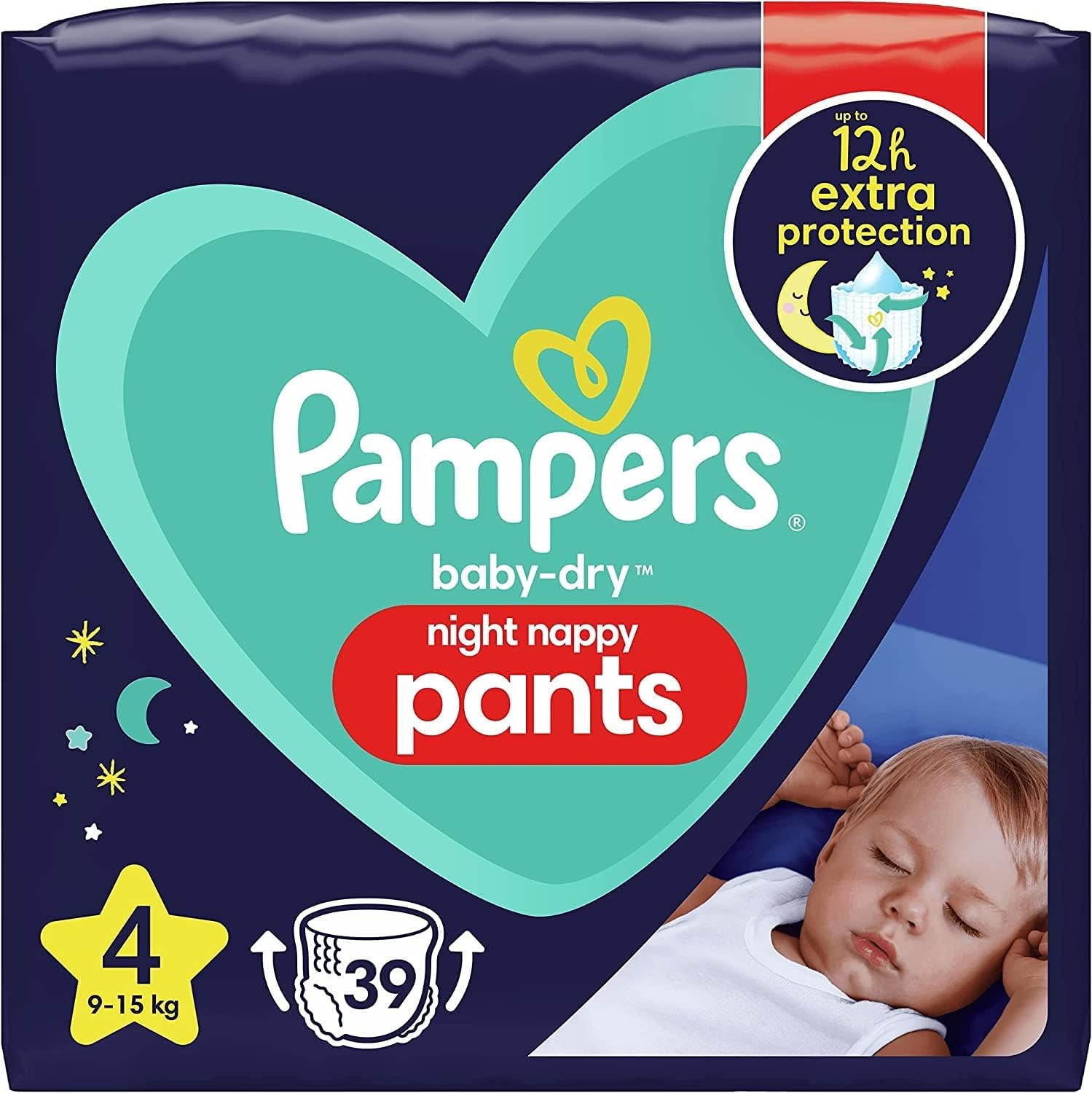 Bleer Pampers 81657566 Baby-Dry Bukser, hvide