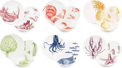 Excelsa Flora & Fauna Teller, Keramik, Mehrfarbig Seturi vesela masa Naty Shop Tellerservice