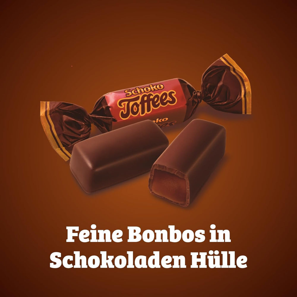 Chokolade karameller - 3 x 325g - Chokolade karamel med bitter chokolade glasur (30%)