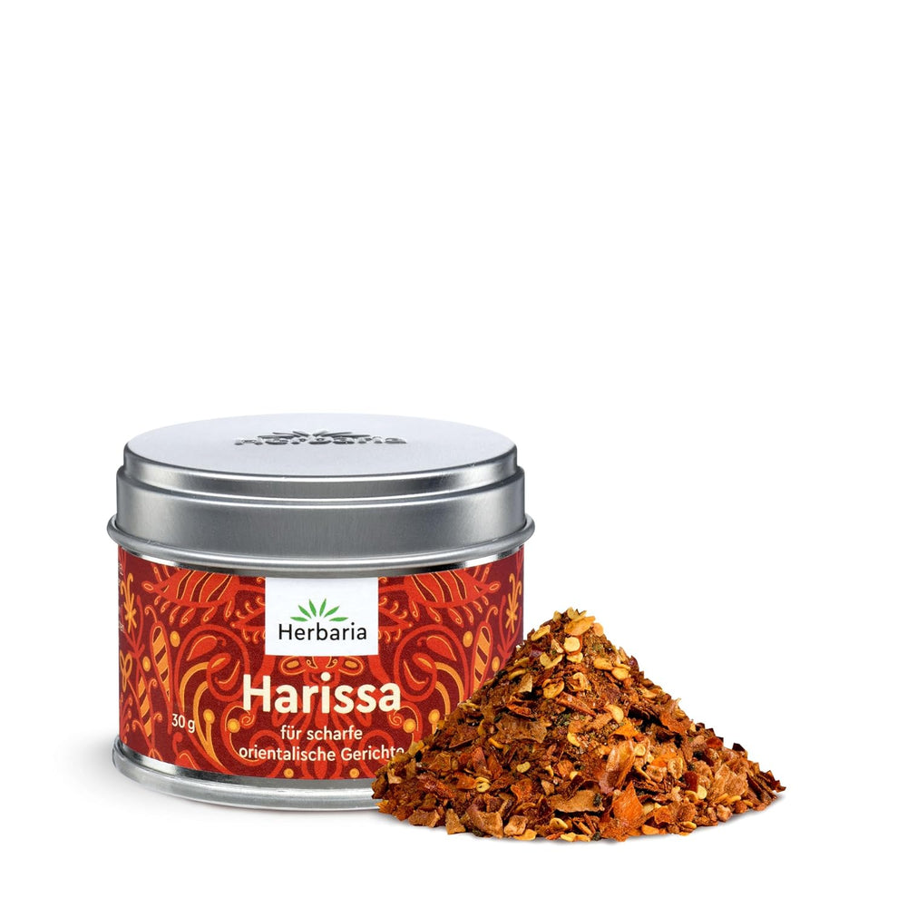 Herbaria Za'atar bio 25g S-Dose – Zaatar Gewürz, Zaatar Gewürz - orientalsk Organic-Gewürmischung für Gerichte der Levante Küche - mit erlesenen Ingrediens - i nachhaltiger Aromaschutz-Dose