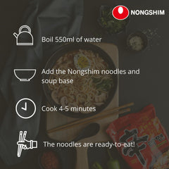 NONGSHIM - Instant Kimchi Nudelsuppe - (1 x 120 g)