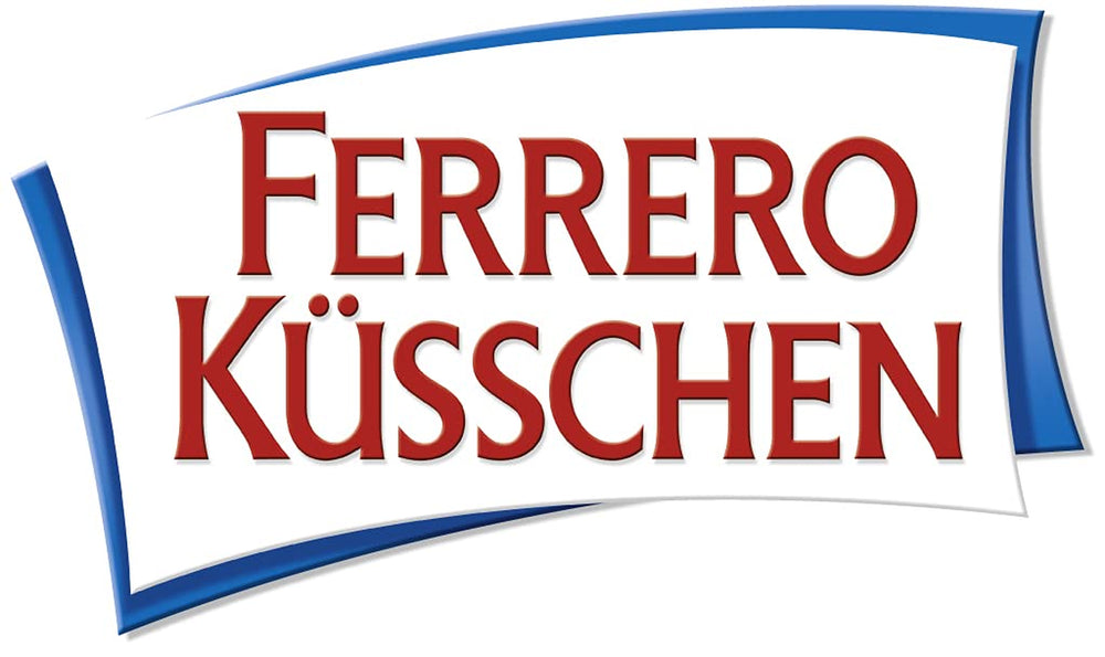 Ferrero Küsschen White Crispy - Valentinsdagsgave til ham og hende - Sprøde ristede hasselnødder i let creme med sprøde chips, dækket af hvid chokolade, 1 pakke med 20 individuelle praliner