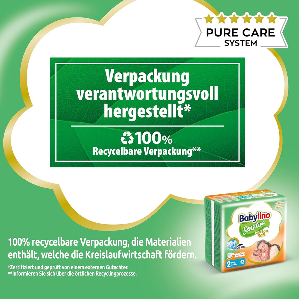 Bleer til sensitive babyer, str. 2, mini (3-6 kg), 192 bleer