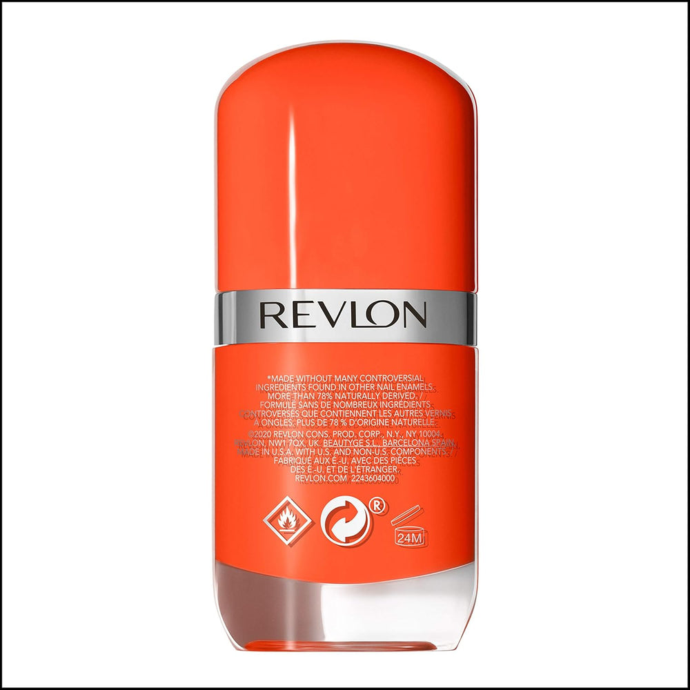 Revlon Ultra HD Snap Neglelak Langtidsholdbar Vegan Formula Quick Dry One Coat Fuld dækkende farve (8ml) Hot Stuff (007) Unisex