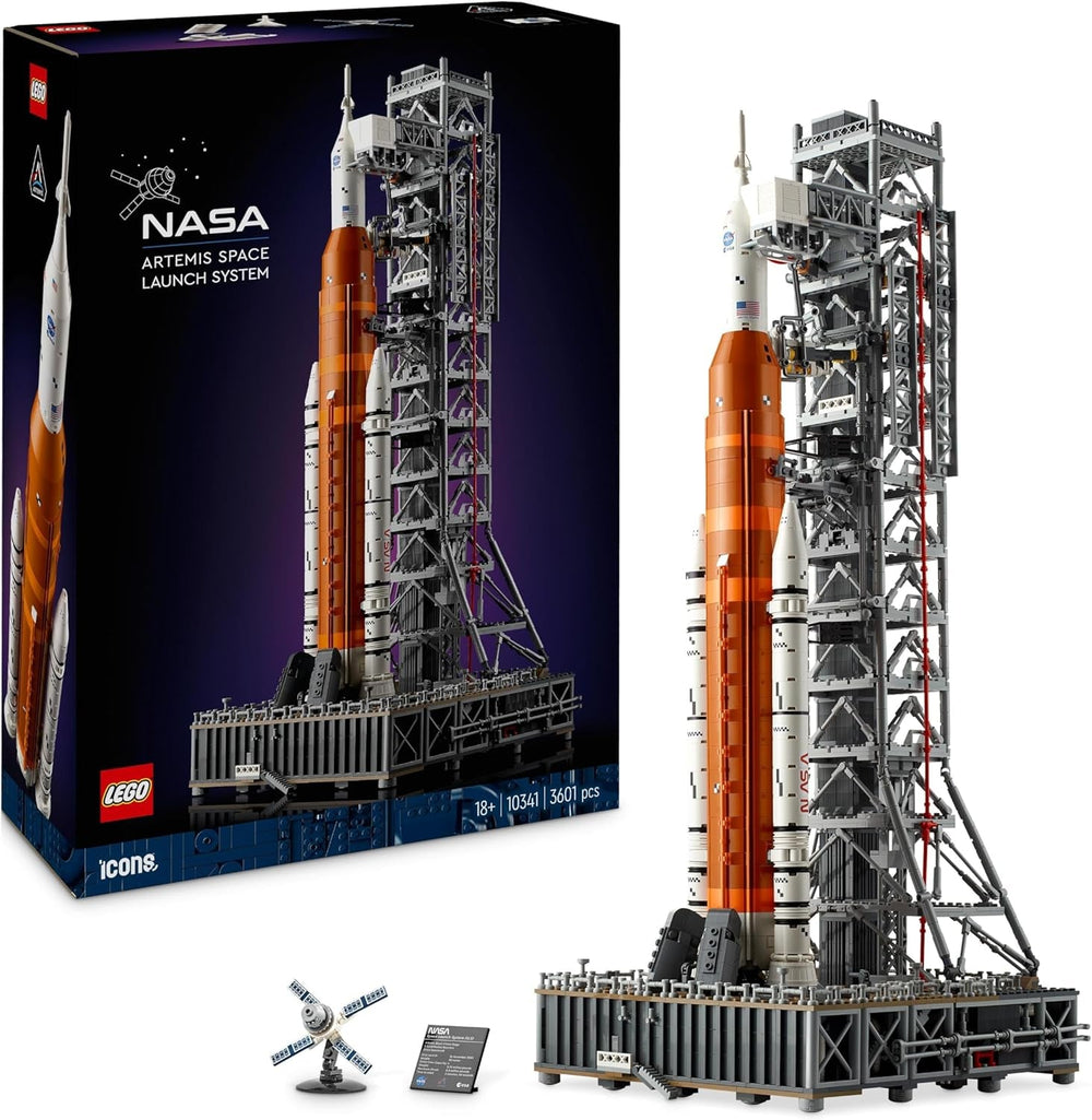LEGO Icons NASA Artemis Affyringsrampe Gave Stue eller kontorindretning Voksenbyggesæt med Orion Space Capsule og Launch Pad samlerobjekt 10341 Byggesæt Besuche den LEGO-Store Standardtitel