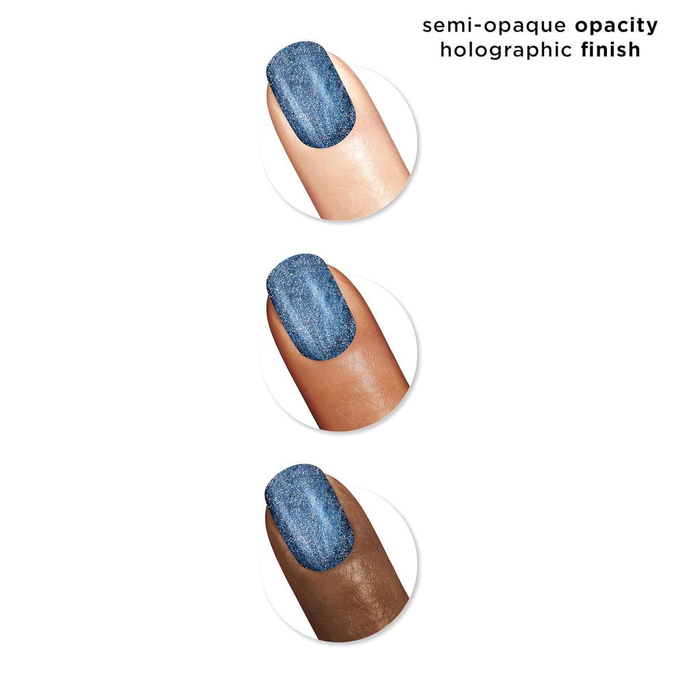 Insta-Dri Holo-Glow, Holo-back, Nem at bruge, Langtidsholdbar, Smukke farver, Let at påføre på negle, Ingen afslag, 19ml