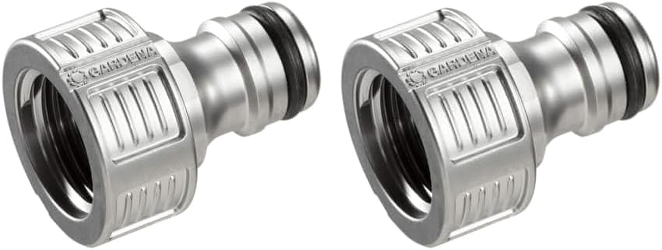 Conector robinet Gardena Premium 26,5 mm (G 3/4 inch): Adaptor pentru robinete, metal de înaltă calitate, curgere fără stropire, rezistent la îngheț, ambalat (18241-20)