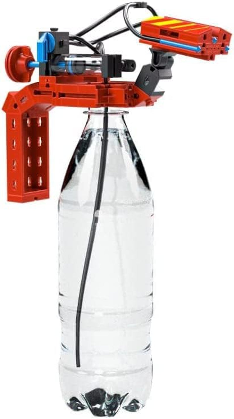 fischertechnik 564069 Advanced Firefighter – Bausatz für Kinder ab 7 Jahre, Experimentierbaukasten mit Feuerwehrauto & Spritzfunktion, fremmer teknisk forståelse, Schwarz, Mittel