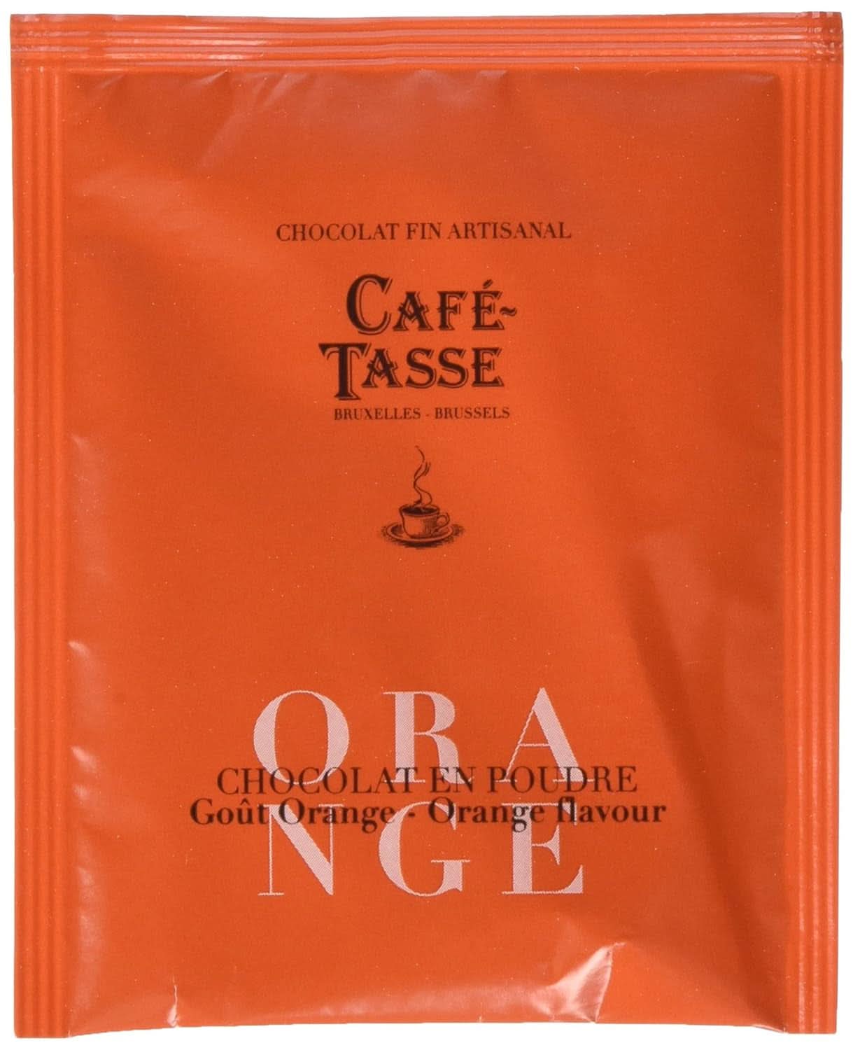Drikkechokolade med appelsinsmag Café Tasse 20 poser, 1 pakke (1 X 400 G) Kakao og varm chokolade Naty Shop