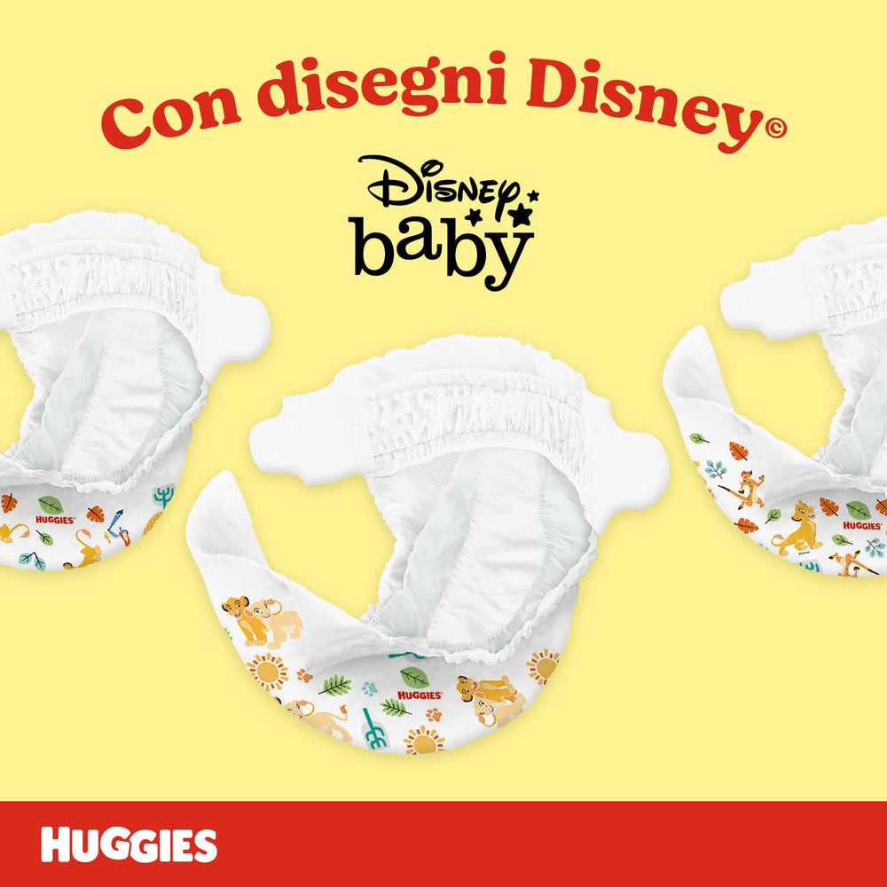 Huggies Unistar bleer, størrelse 4 (7-14 kg), pakke med 128 bleer (basic)