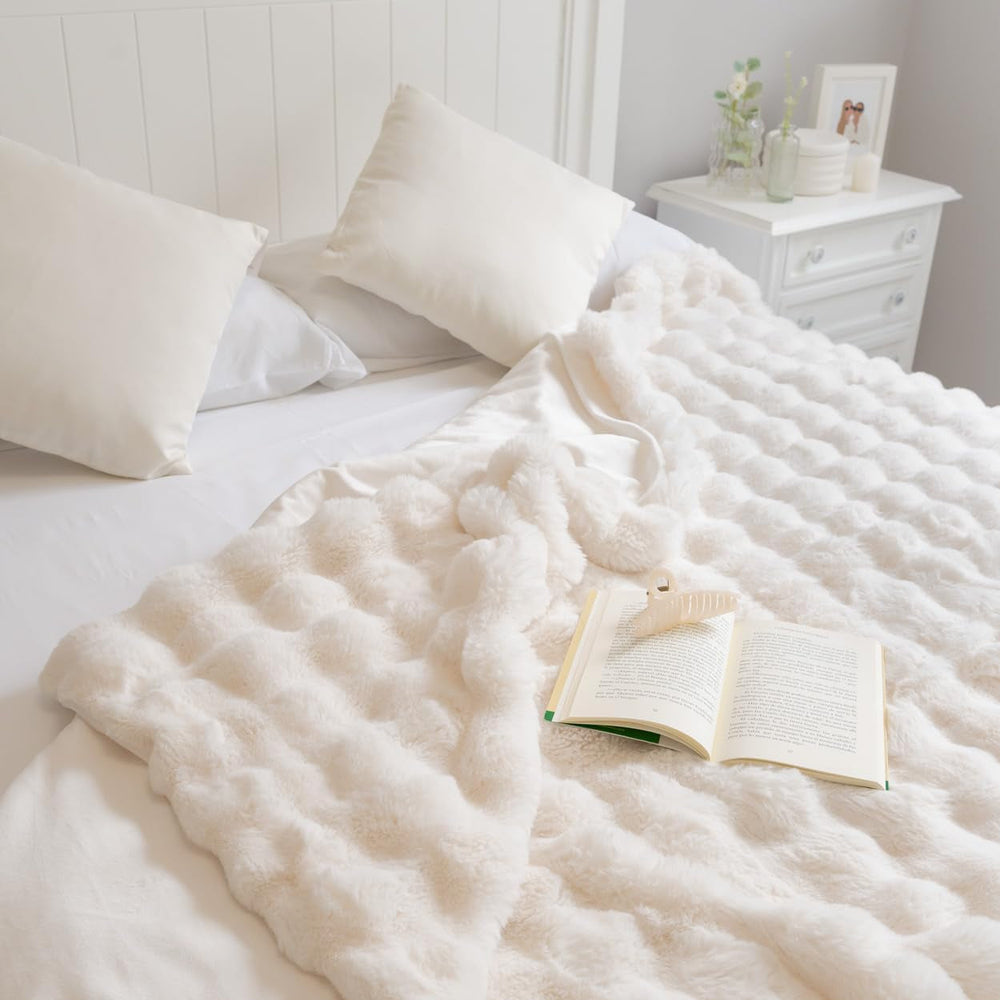 Flamingueo hyggetæppe - termisk tæppe, vægtetæppe, polyester, sofatæppe, værelsesindretning, fleecetæppe, varme, senge, tæppe, vintertæppe Senge og tæpper Besuche den Flamingueo-Store