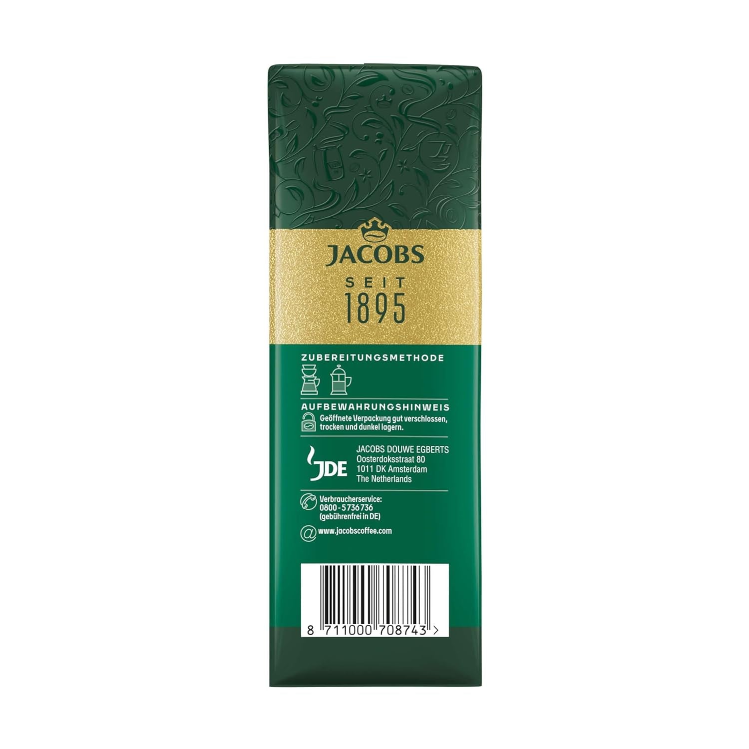 Jacobs Krönung Strong, cafea cu filtru pachet de 12 (12 x 500 g)