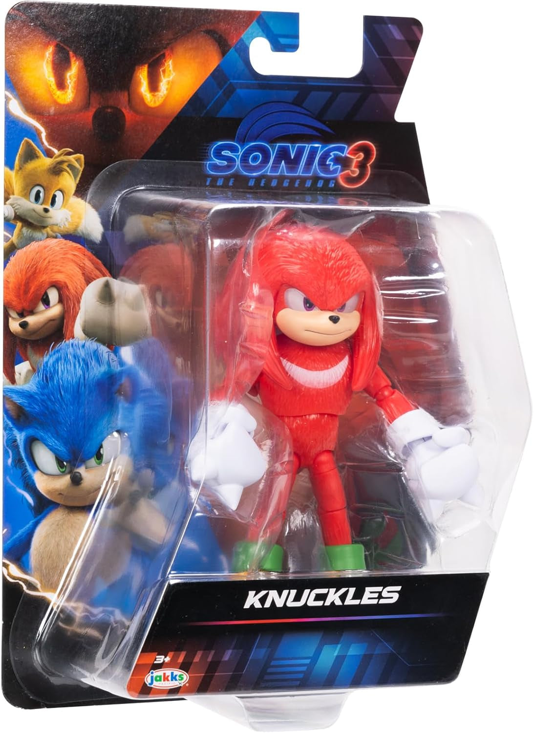 Sonic 3 Movie figur, 13 cm, Knuckles Actionfigurer Naty Shop