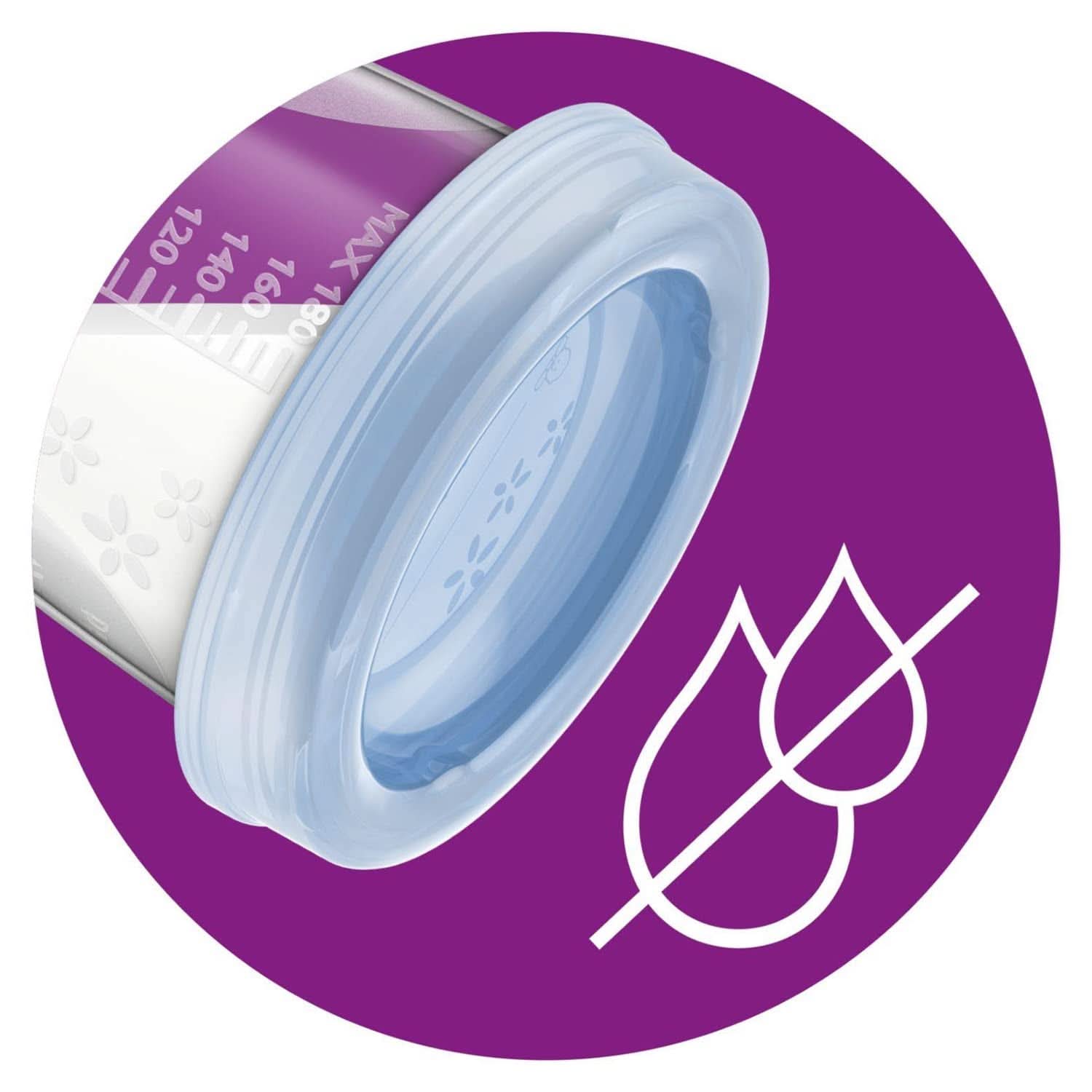 Philips AVENT SCF619/05 Opbevaring Becher Für Muttermilch, Becher Inklusive Deckel Tilbehør Mad og amning Bebe Naty Shop