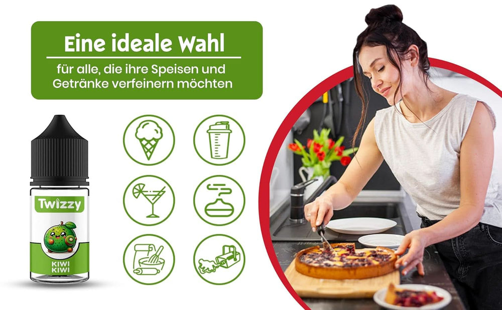 Twizzy Concentrated Kiwi Aroma, 30 ml Aromas Naty Shop