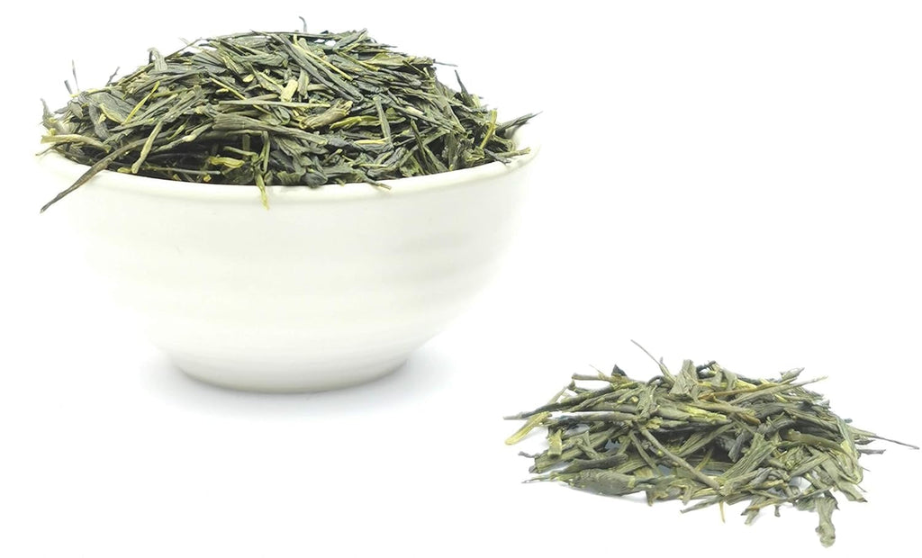 Ceai verde japonez Sencha vrac 100 g, ceai verde japonez din Kyushu, soi de arbust Oku Midori, Teaclub Green Tea