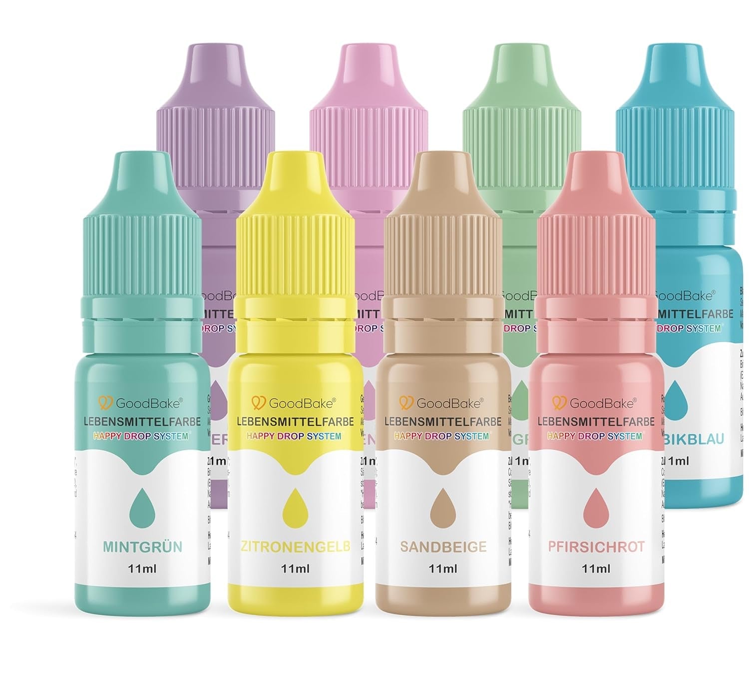 Colorant alimentar Goodbake Pastel Lilac (11 ml) – Colorant alimentar cu doză mare – Pentru colorarea prăjiturilor, fondantului, cremei de unt, macarons-urilor, băuturilor, slime-ului și multor altor obiecte. 100% vegan