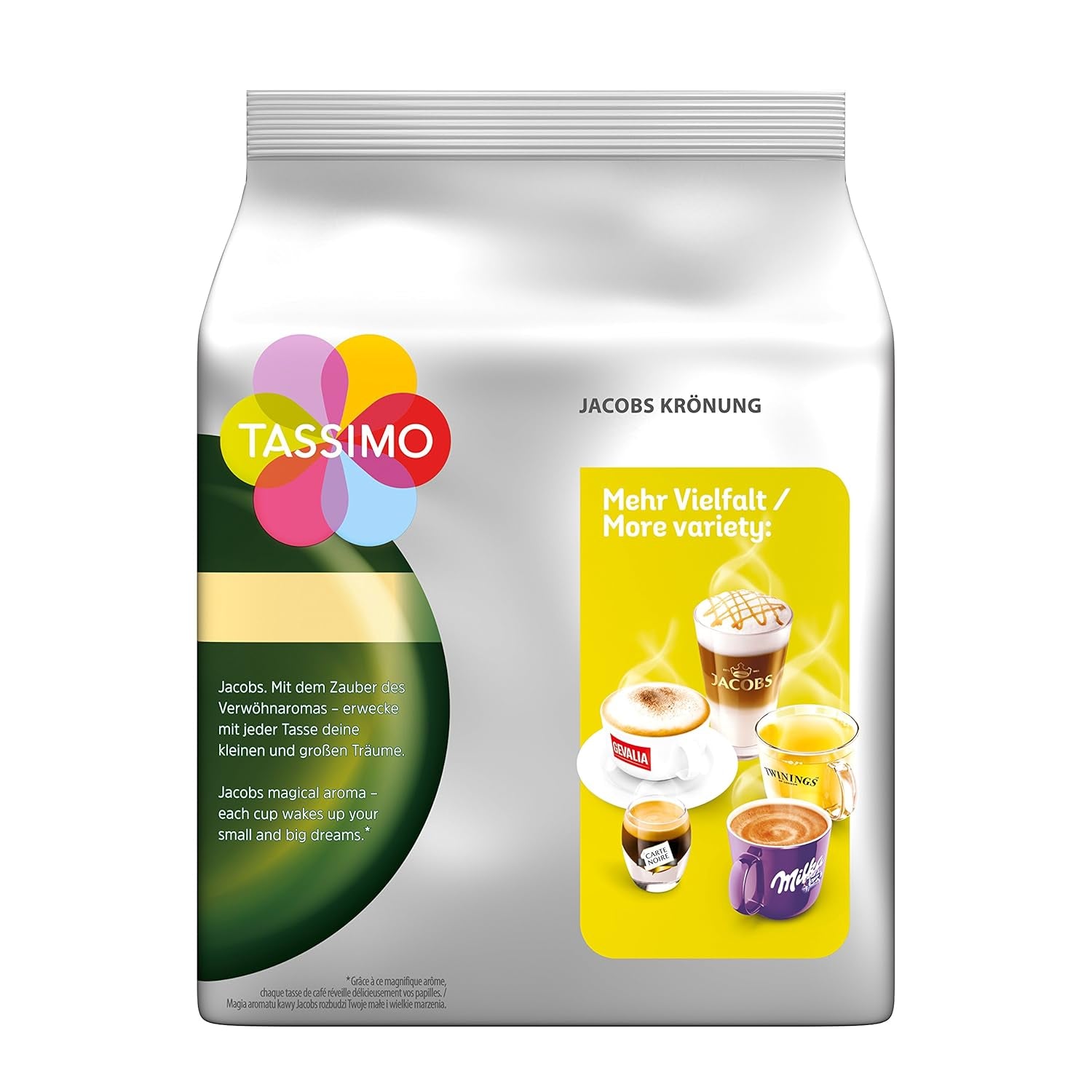 Tassimo Kapseln Jacobs Krönung, 5 x 16 Pads, 80 Kaffeekapseln