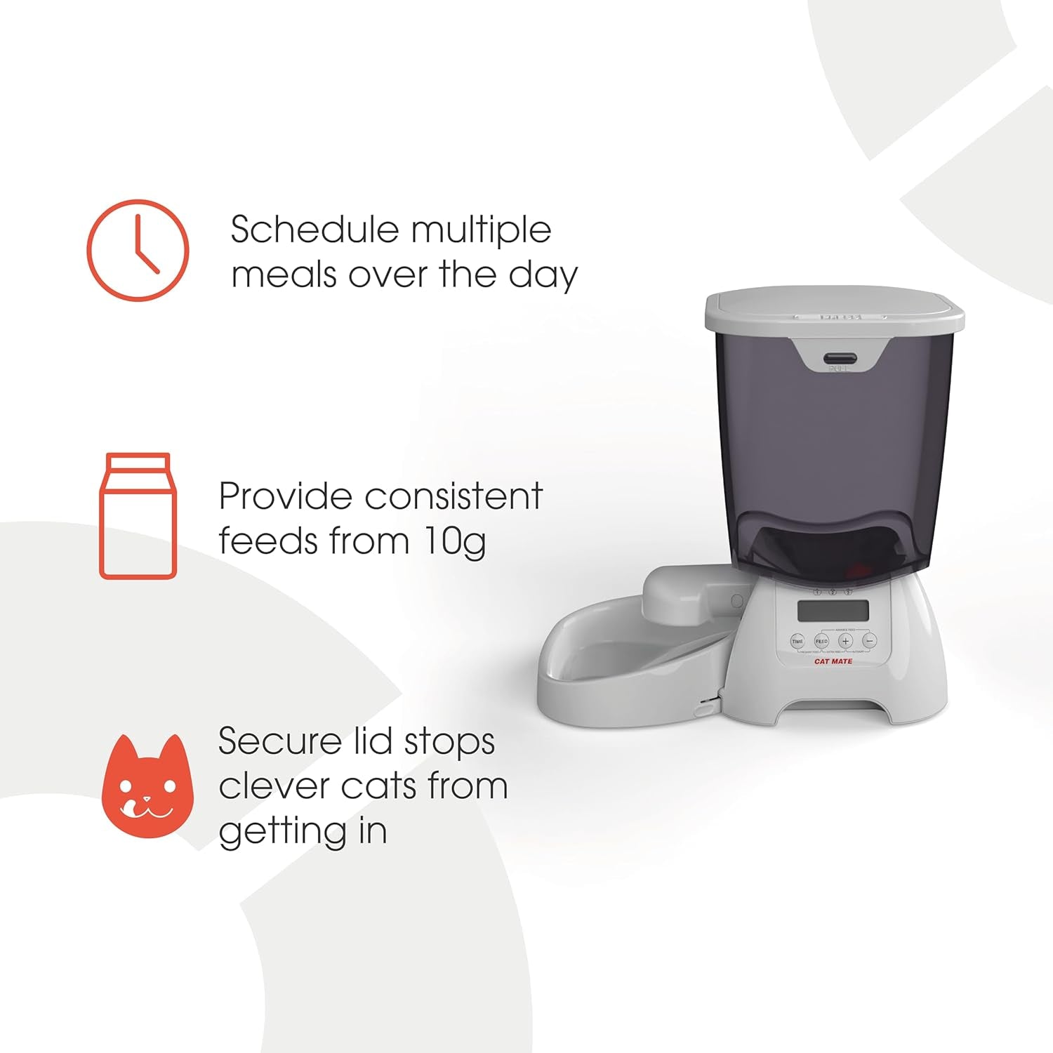 Automat für Trockenfutter L: 21,1 cm B: 21,1 cm H: 36,8 cm 3 kg 905 g