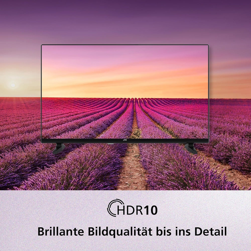 JVC Fire TV de 40 de inci, Smart TV Full HD, HDR, cu control vocal Alexa și tuner triplu, televizor LED LT-40VRF3555 (2026)