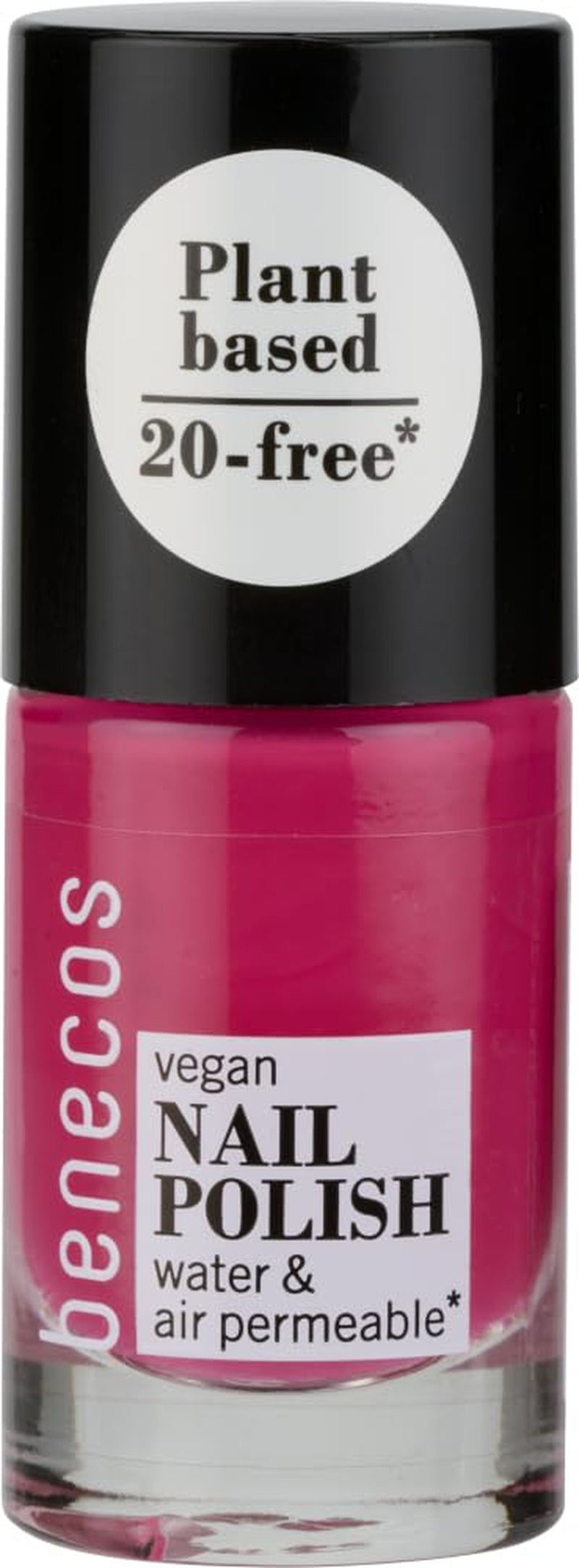 Oja vegană Benecos 20-Free oh lala - ojă pe bază de plante - uscare rapidă și de lungă durată - permeabilă la apă - îmbogățită cu biotină - 5ml