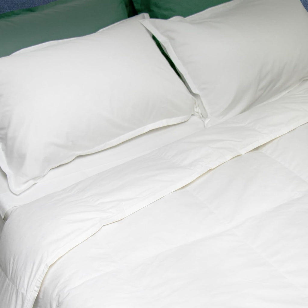 Nottetempo, plapumă din puf de gâscă, pat simplu, 205 X 155 X 2 Cm, Bianco Plapumi si pilote Naty Shop