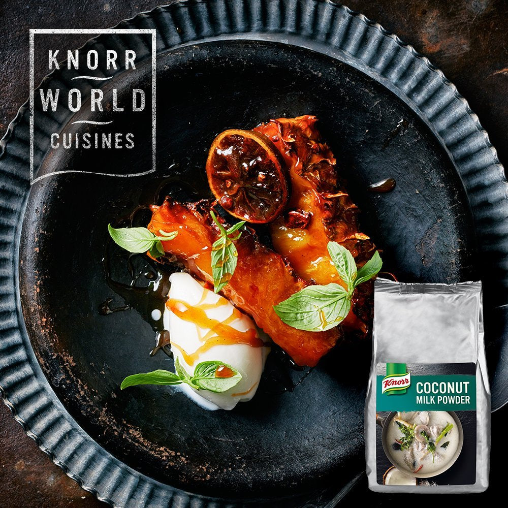 Knorr Kokosmilch Pulver (Mælkepulver fra 20 frischen Kokosnüssen, ergibt 6,6 liter Kokosmilch) 1er Pakke (1 x 1 kg)