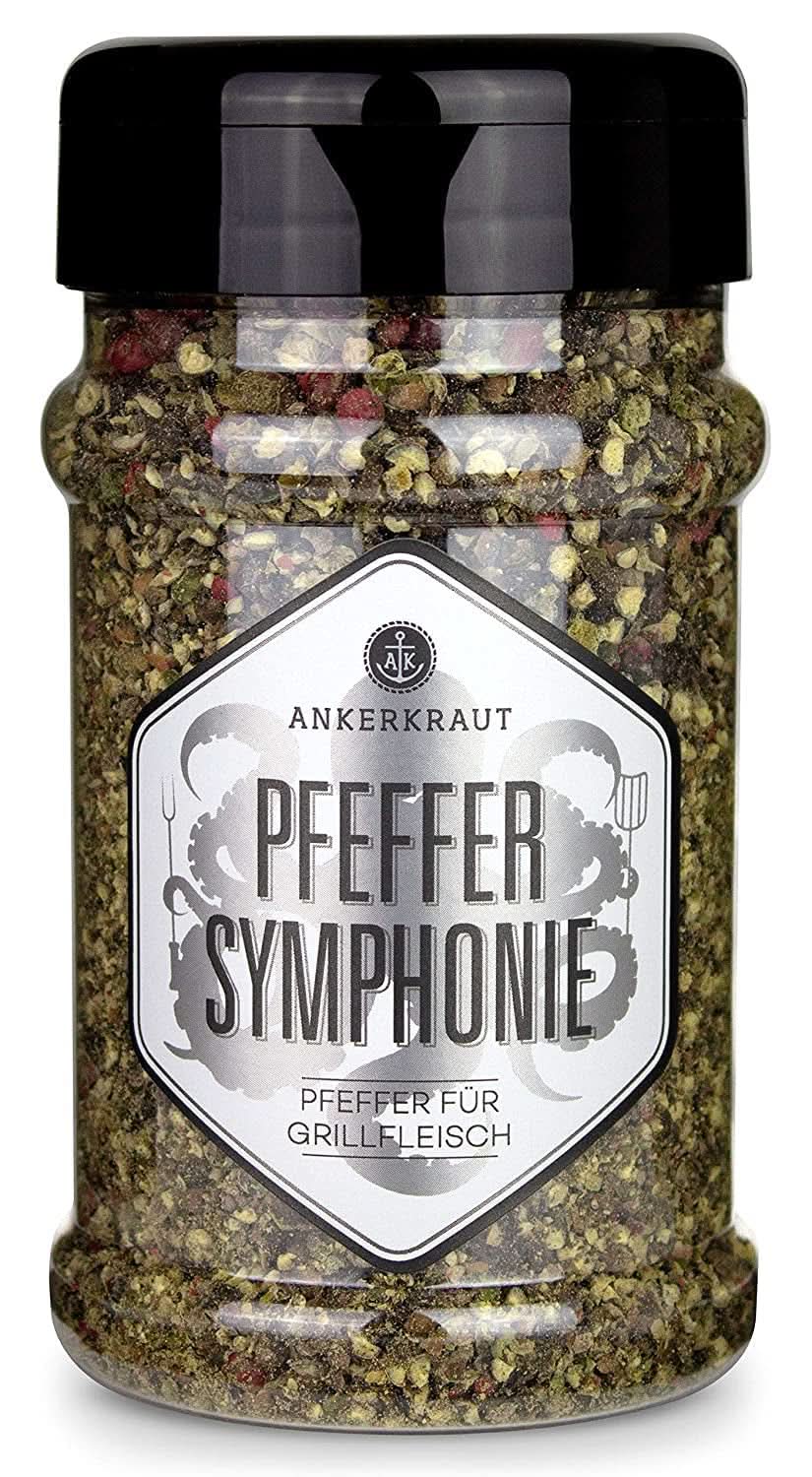 Ankerkraut Symphonie, peberblanding til krydring med aroma og smag, 140 gram Naty Shop Spices Malet 160 gram