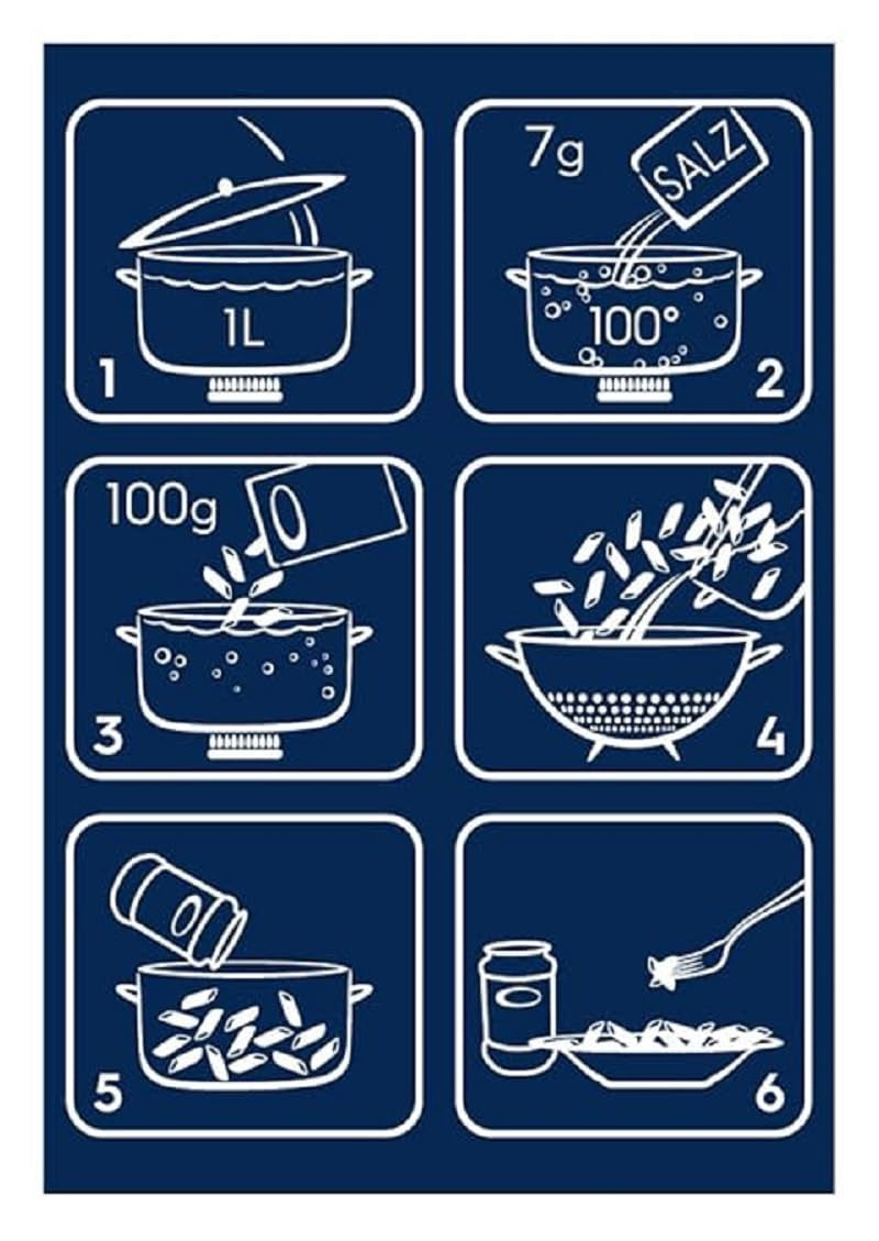 Pasta Barilla Classic Girandole no. 34, lavet af højkvalitets durumhvede, altid al dente (1 x 500g)