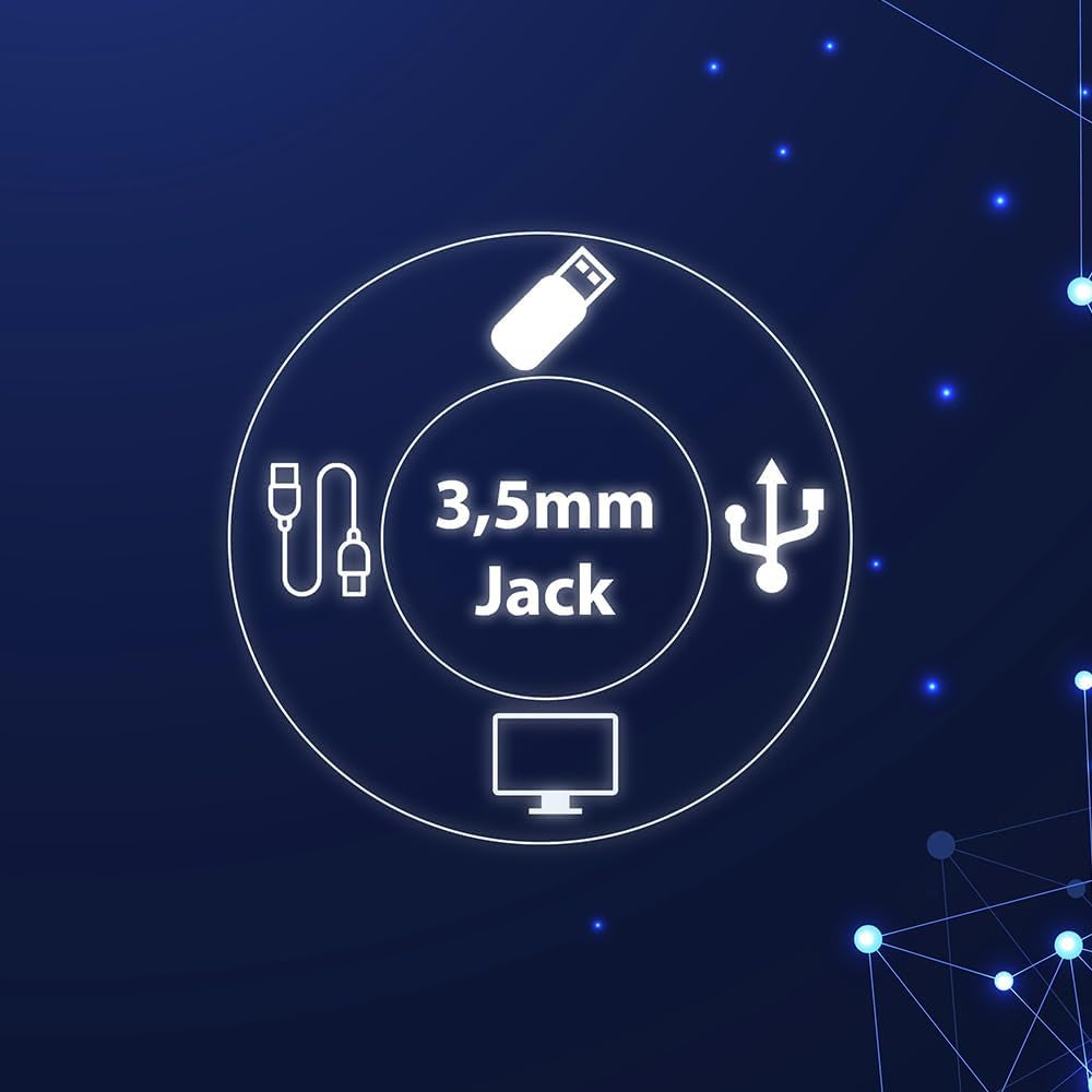 Televizor inteligent Cecotec - televizor LED de 24 de inci, rezoluție HD - Seria A5 ALH50024. Televizor inteligent VIDAA, sistem audio Dolby, Wi-Fi integrat, mufă pentru căști, 3 porturi HDMI și 2 porturi USB.