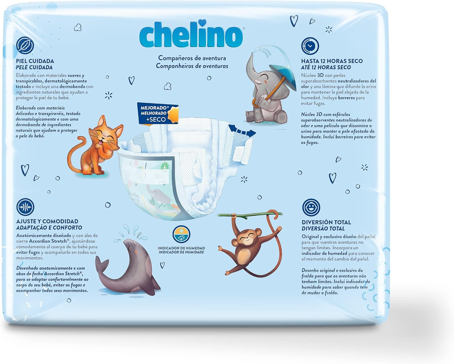 Bleer Indas Fashion & Love XL, str. 6 (17-28 kg), 27 stk