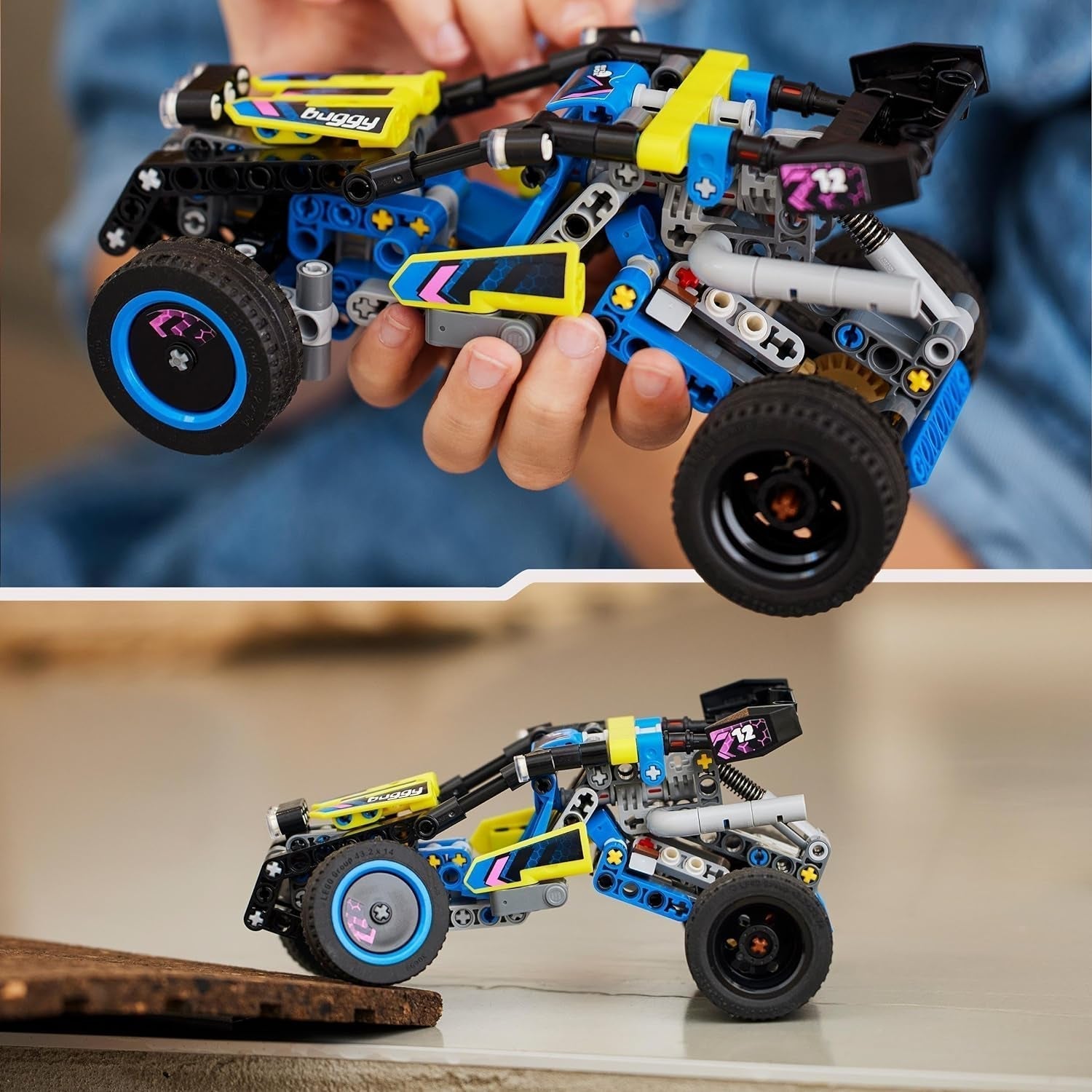 LEGO Technic Offroad Racing Buggy Billegetøj til børn Buggy Racing Car Byggesæt Gave til drenge og piger 8 år gammel Rallybil Model 42164 Byggesæt Besuche den LEGO-Store