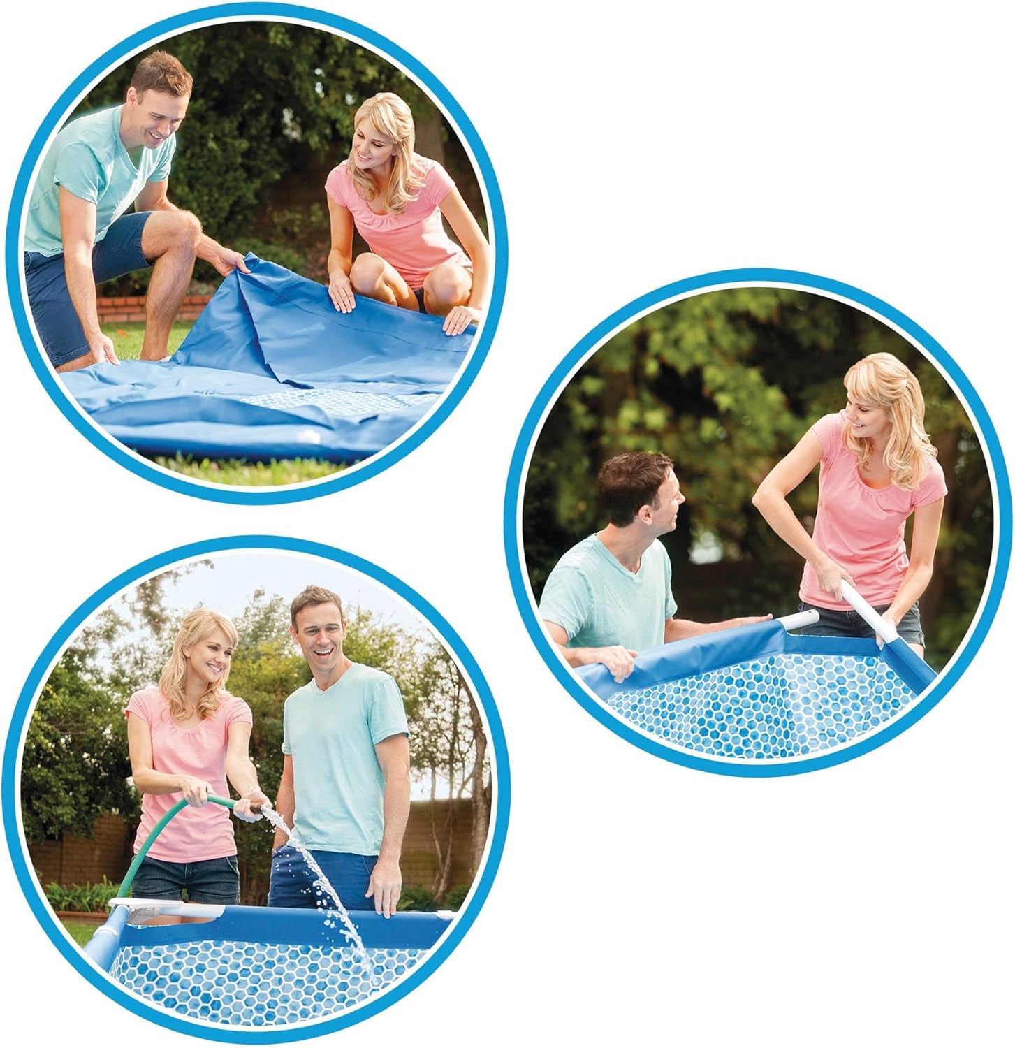 Intex 2,4 m x 51 cm metalramme pool