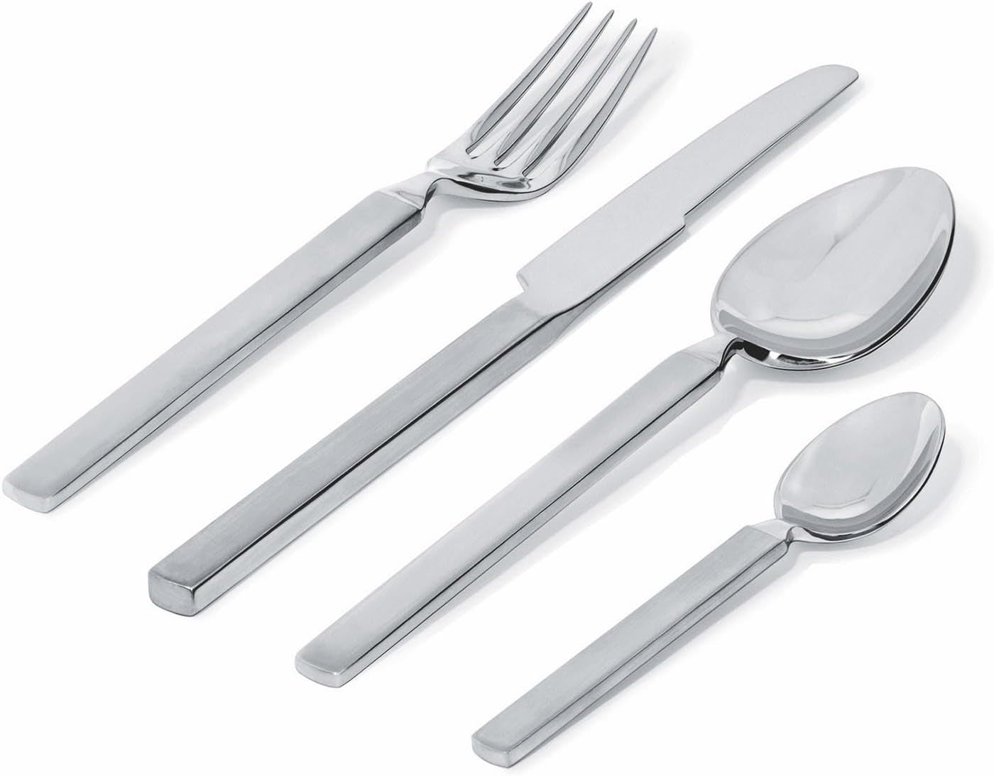 Alessi 4180S24 Tørt bestiksæt 24 dele rustfrit stål køkken Naty Shop