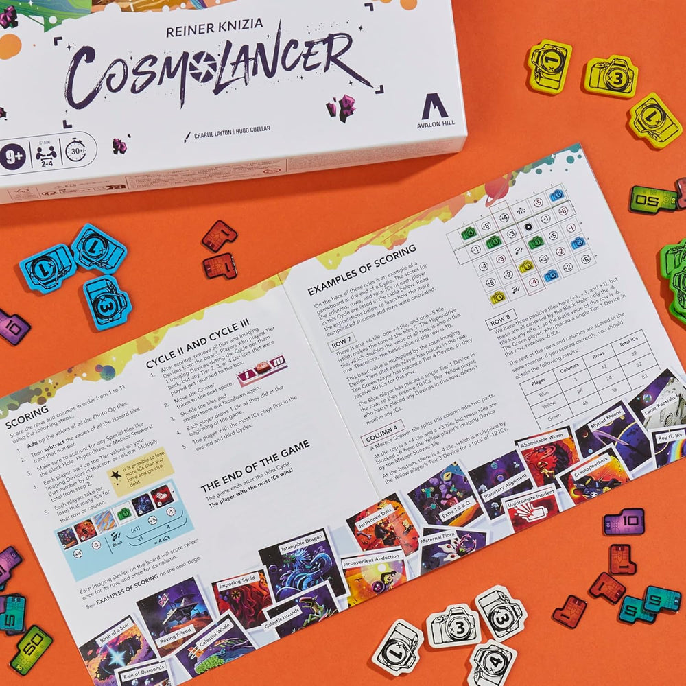 Cosmolancer, et strategisk brætspil af Reiner Knizia