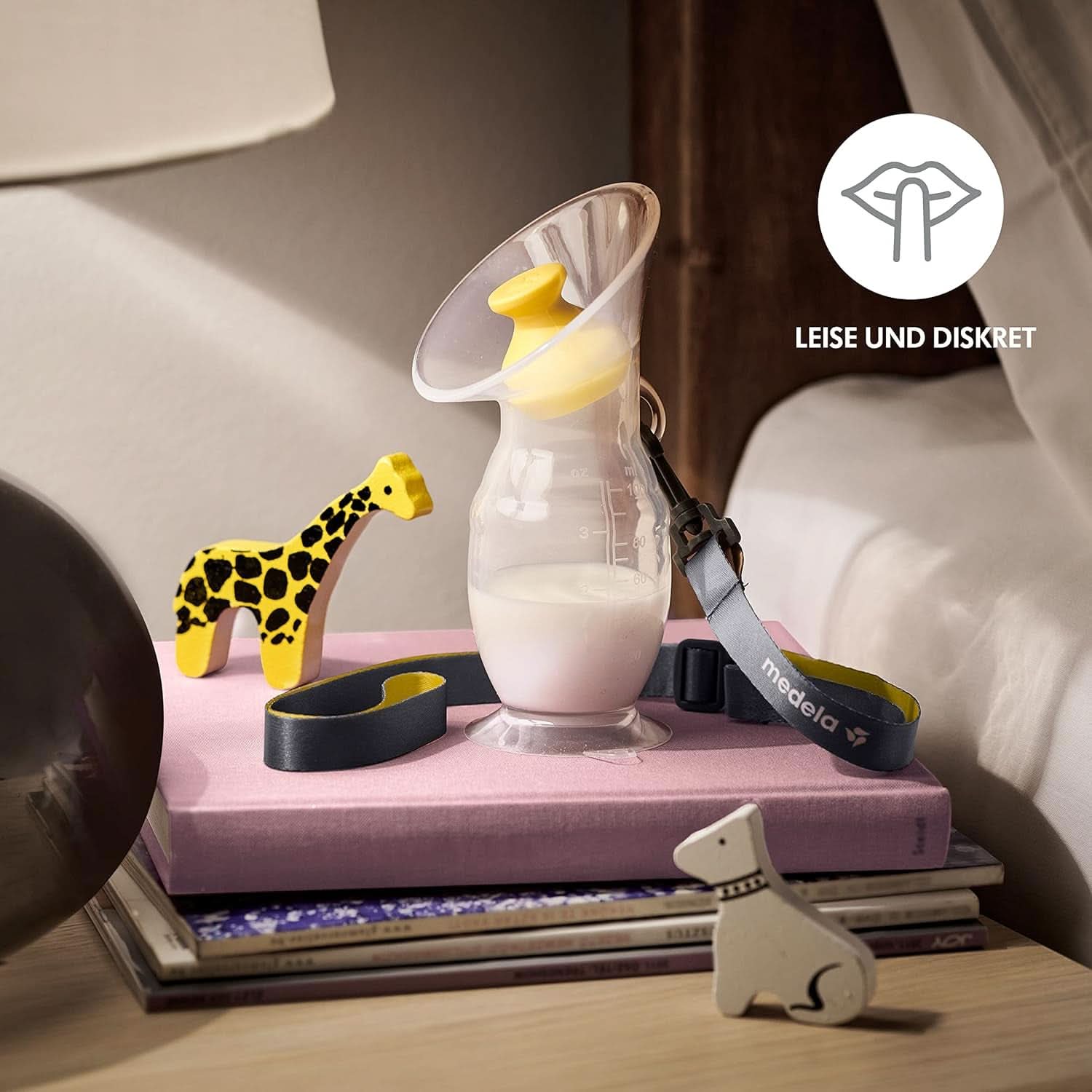 Medela Modermælkssamler lavet af silikone Mad og ammetilbehør Bebe Naty Shop