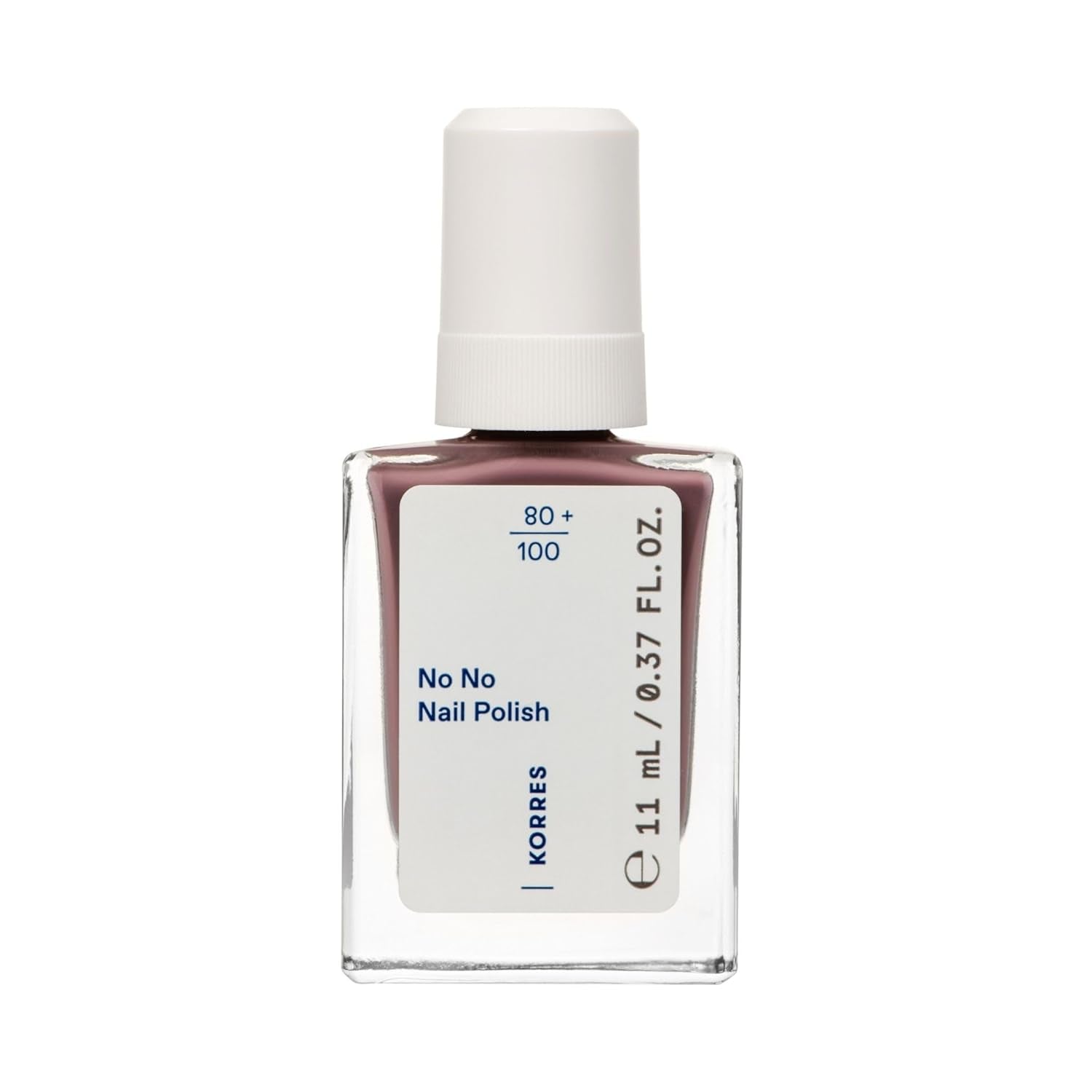 KORRES Nej Ingen neglelak base - 10% vegansk base uden slip, for langtidsholdbar, chip-resistent farve, 11 ml - naturligt velplejede negle, ingen skadelige stoffer