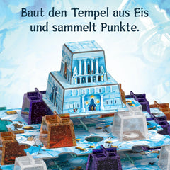 KOSMOS 683801 Nunatak - Temple of Ice, Familiespil, Cool 3D Setup, 3D Ice Game Brikker, Strategispil, Brætspil, Festspil
