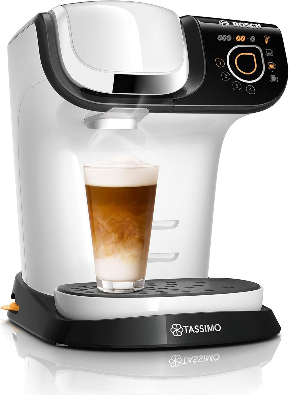 Espressor Tassimo My Way cu 2 capsule TAS6502 cu filtru de apă, peste 70 de băuturi, personalizare băuturi, varietate de cafea, preparare ușoară, 1.500 wați, negru