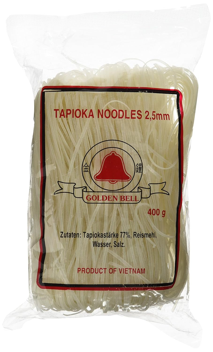 Risnudler med tapioka 2,5 mm (Huû tieáu nam vang) (1 x 400 g)