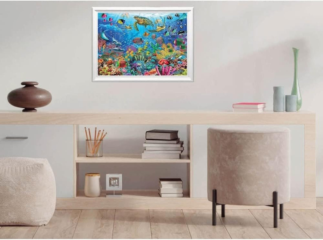 Educa - Puslespil 1000 brikker til voksne | Undervandsverden, puslespil 1000 brikker for voksne og børn fra 14 år, havdyr, naturpuslespil (19266) Puslespil Naty Shop