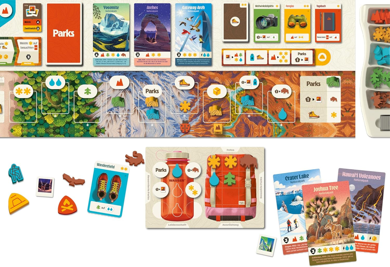 Parks (2. udgave), 26,7 cm x 26,7 cm x 0,1 cm