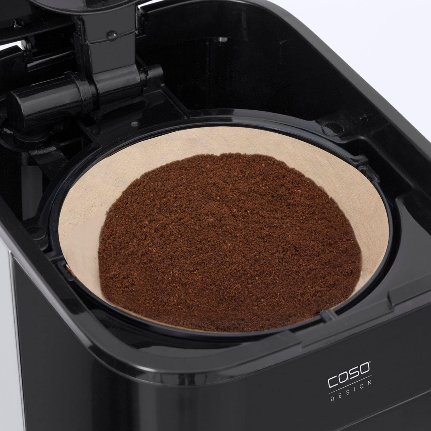 Espressor CASO Coffee Taste and Style cu filtru permanent, 1,5 l, temperatură optimă de preparare 92-96 °C, sistem anti-picurare, cap de preparare optimizat, oțel inoxidabil, 12 cești