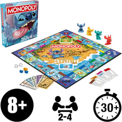Monopoly Disney Stitch Edition brætspil - tysk version